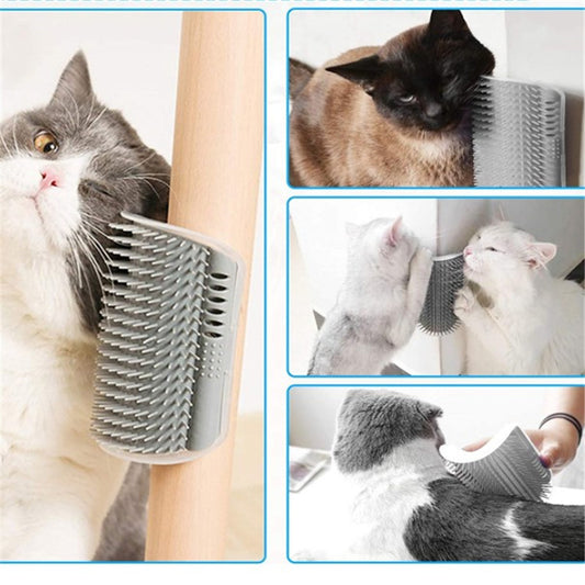 Cat Scratching and Hair Rubbing Device